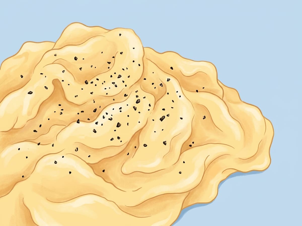 Plate of soft scrambled eggs on toast