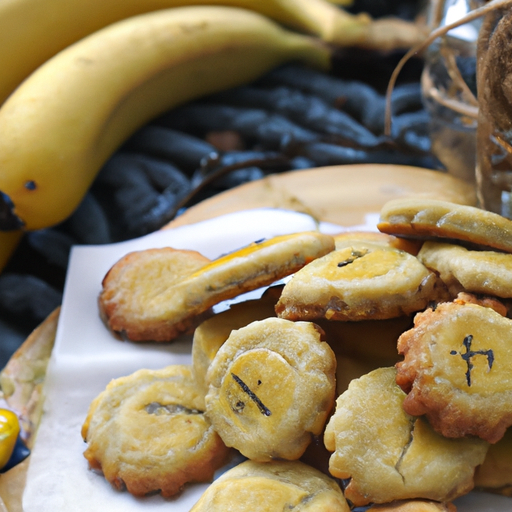banana shortbread cookies