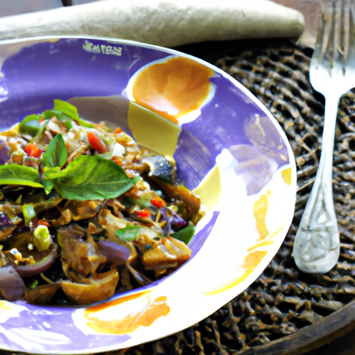 thai eggplant salad