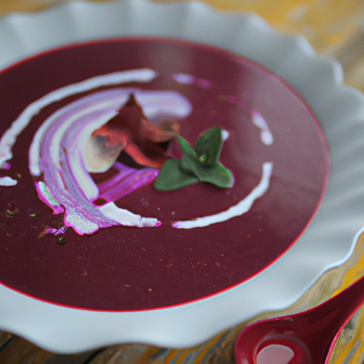 purple soup