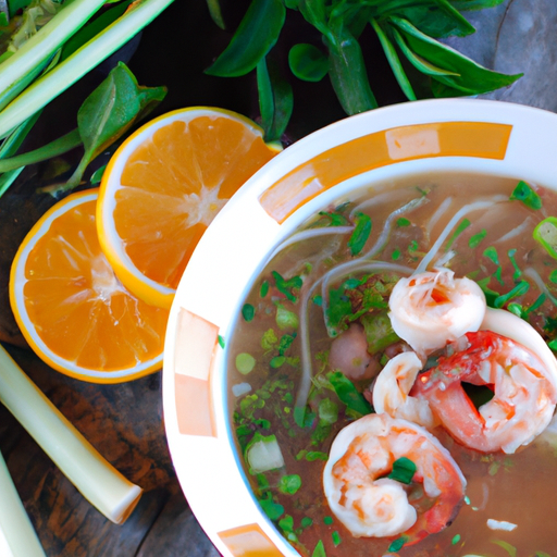 pho soup shrimp