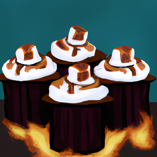 S’mores cupcakes