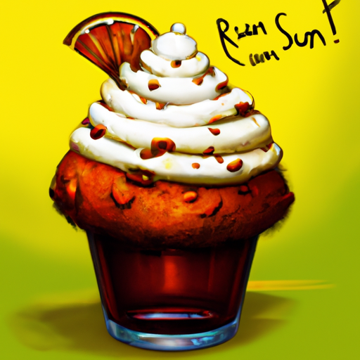 rum cupcake