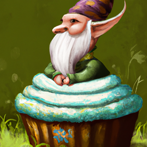 gnome cupcake