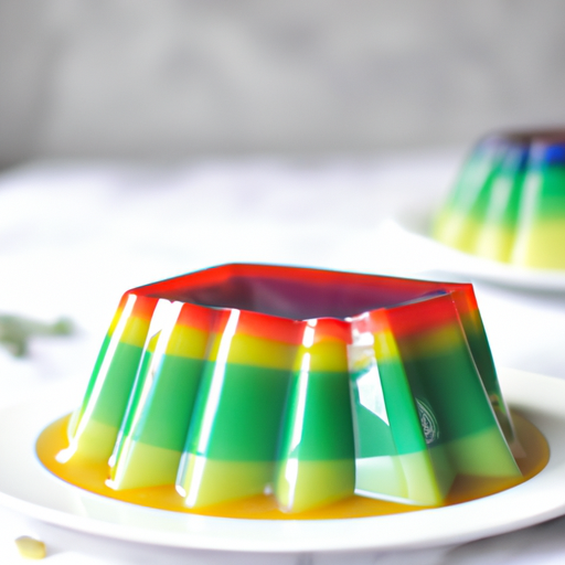 rainbow jello cake