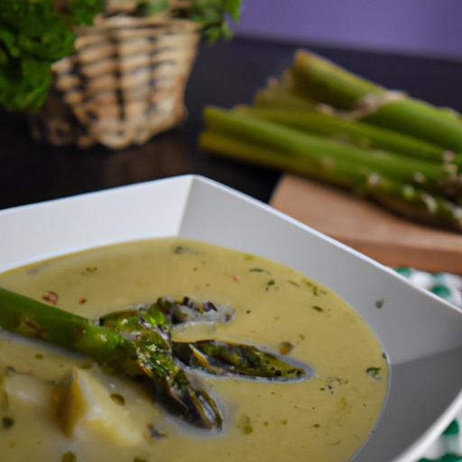 asparagus soup vegetarian