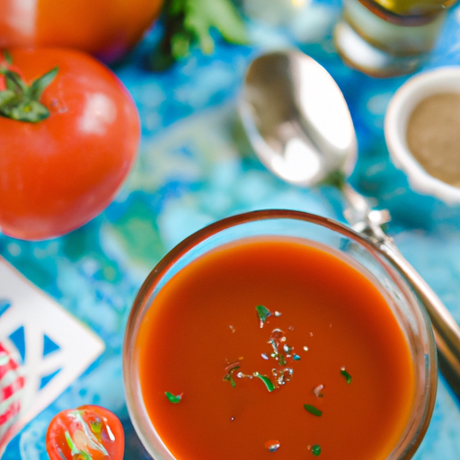 clear tomato soup